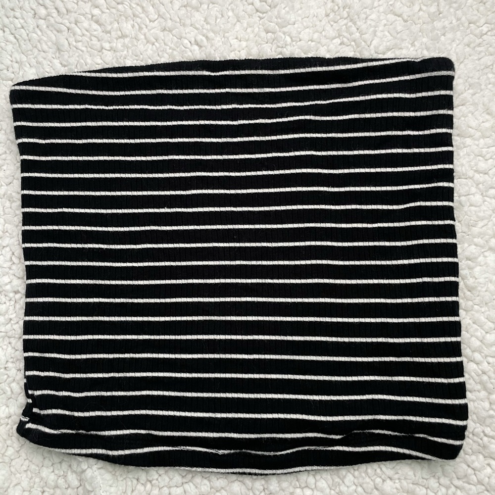 black and white striped americans Eagle tube top!